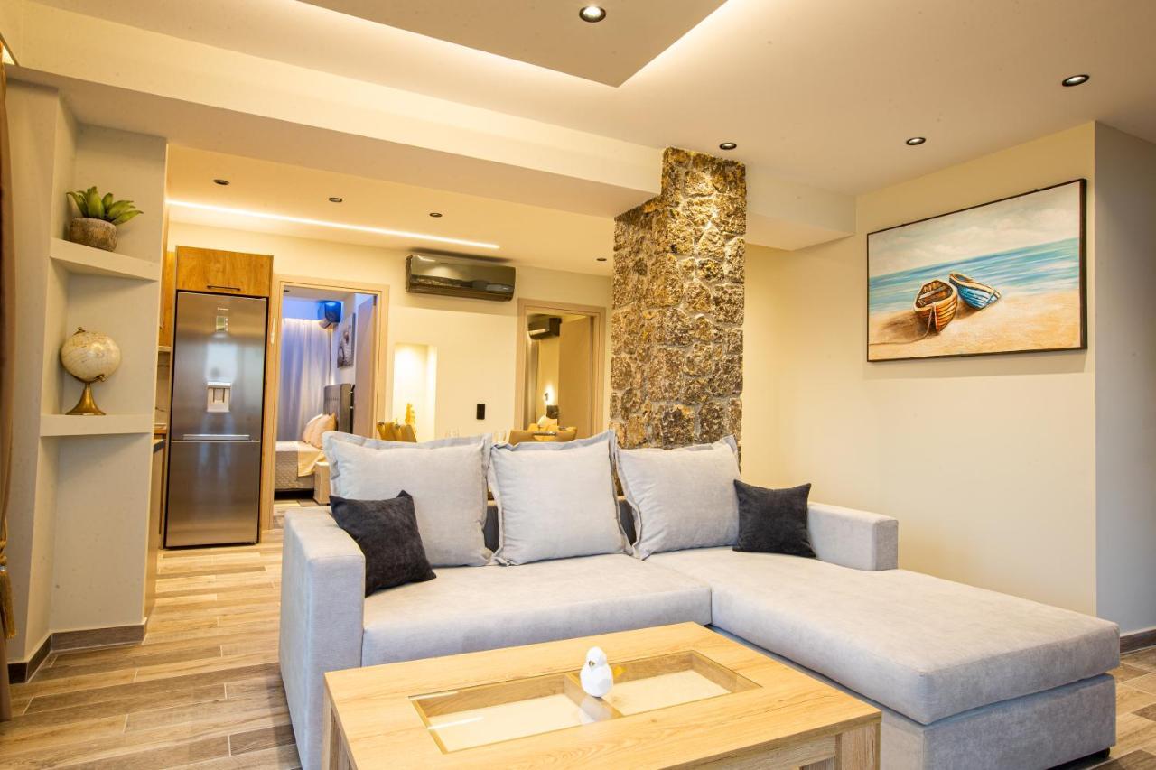 Black Rocks Family, Luxury Seafront Beach Maisonette Agios Gordios  Dış mekan fotoğraf